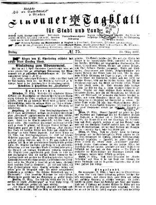 Lindauer Tagblatt für Stadt und Land Freitag 30. März 1877