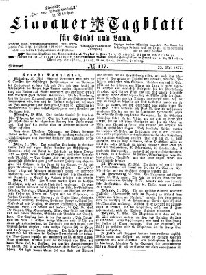 Lindauer Tagblatt für Stadt und Land Mittwoch 23. Mai 1877