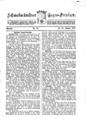 Schwabmünchner Tages-Anzeiger Dienstag 13. Februar 1877