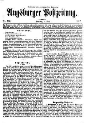 Augsburger Postzeitung Samstag 5. Mai 1877
