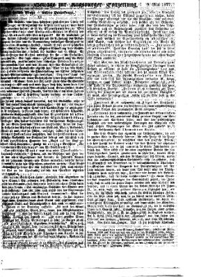 Augsburger Postzeitung Mittwoch 9. Mai 1877