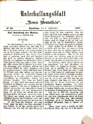 Wendelstein Samstag 8. September 1877