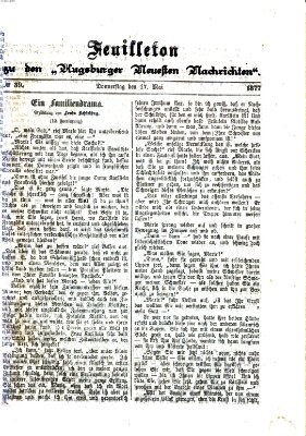 Augsburger neueste Nachrichten Donnerstag 17. Mai 1877