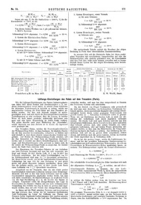 Deutsche Bauzeitung 〈Berlin〉 Samstag 27. April 1878