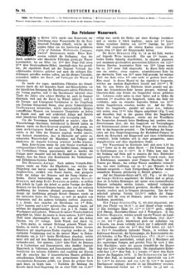 Deutsche Bauzeitung 〈Berlin〉 Samstag 19. Oktober 1878