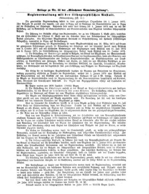 Münchener Gemeinde-Zeitung Sonntag 21. April 1878