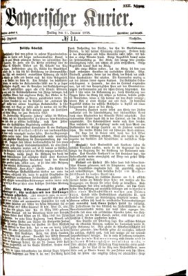 Bayerischer Kurier Freitag 11. Januar 1878