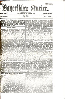 Bayerischer Kurier Donnerstag 28. Februar 1878
