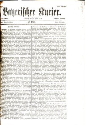 Bayerischer Kurier Freitag 10. Mai 1878
