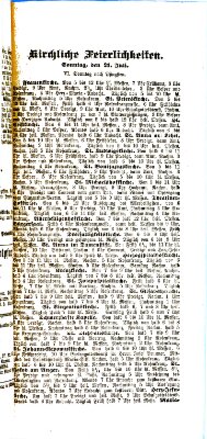 Bayerischer Kurier Sonntag 21. Juli 1878