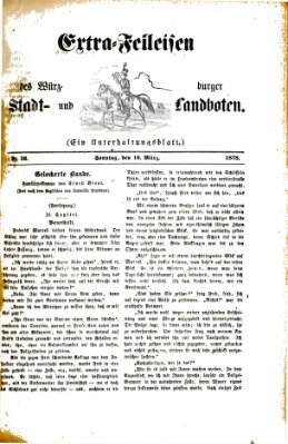 Extra-Felleisen (Würzburger Stadt- und Landbote) Sonntag 10. März 1878