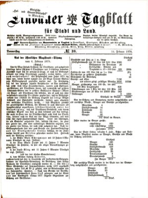 Lindauer Tagblatt für Stadt und Land Donnerstag 14. Februar 1878