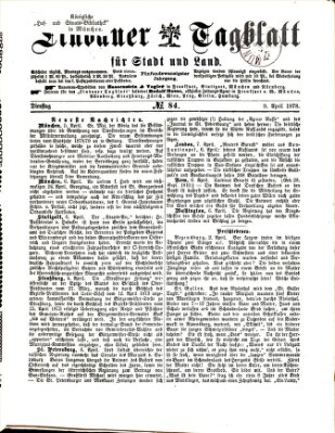 Lindauer Tagblatt für Stadt und Land Dienstag 9. April 1878
