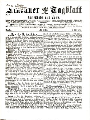 Lindauer Tagblatt für Stadt und Land Dienstag 7. Mai 1878