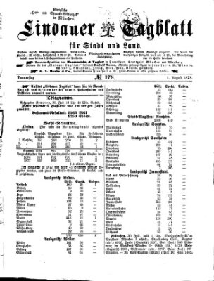 Lindauer Tagblatt für Stadt und Land Donnerstag 1. August 1878