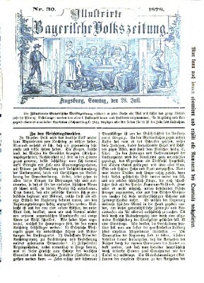 Illustrirte bayerische Volkszeitung Sonntag 28. Juli 1878