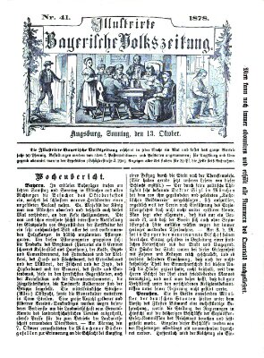 Illustrirte bayerische Volkszeitung Sonntag 13. Oktober 1878