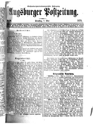 Augsburger Postzeitung Dienstag 7. Mai 1878