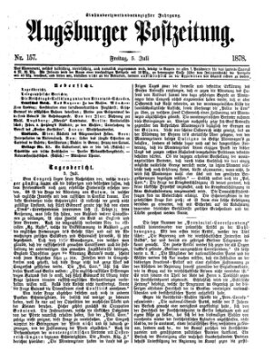 Augsburger Postzeitung Freitag 5. Juli 1878