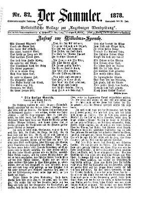 Der Sammler (Augsburger Abendzeitung) Samstag 20. Juli 1878
