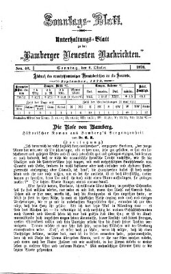 Bamberger neueste Nachrichten Sonntag 6. Oktober 1878