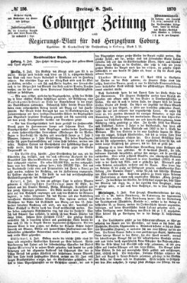 Coburger Zeitung Freitag 8. Juli 1870