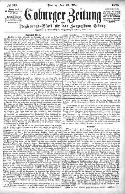 Coburger Zeitung Freitag 28. Mai 1875