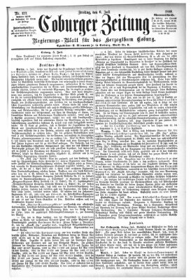 Coburger Zeitung Freitag 6. Juli 1888