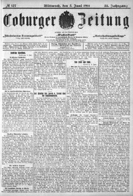 Coburger Zeitung Mittwoch 3. Juni 1914