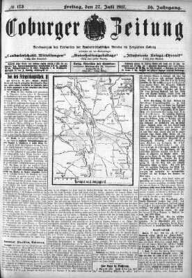 Coburger Zeitung Freitag 27. Juli 1917