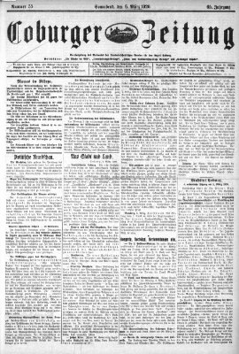 Coburger Zeitung Samstag 6. März 1926