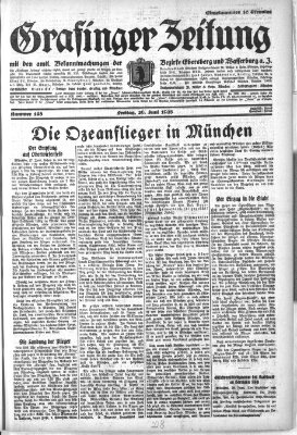 Grafinger Zeitung Freitag 29. Juni 1928