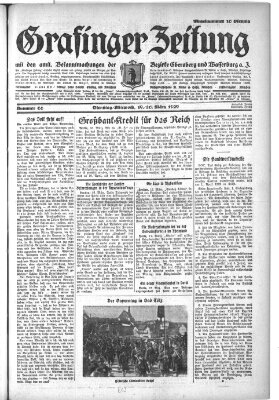 Grafinger Zeitung Mittwoch 20. März 1929
