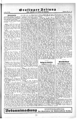 Grafinger Zeitung Freitag 18. Juli 1930