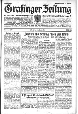 Grafinger Zeitung Dienstag 16. Juni 1931