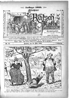 Münchener Ratsch-Kathl Samstag 24. Mai 1890