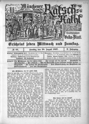 Münchener Ratsch-Kathl Samstag 28. August 1897