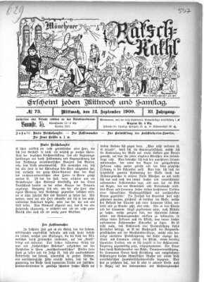 Münchener Ratsch-Kathl Mittwoch 12. September 1900