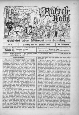 Münchener Ratsch-Kathl Samstag 24. Januar 1903