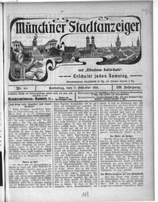 Münchener Stadtanzeiger und "Münchener Ratschkathl" (Münchener Ratsch-Kathl)