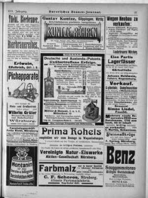 Bayerisches Brauer-Journal Montag 19. Februar 1906