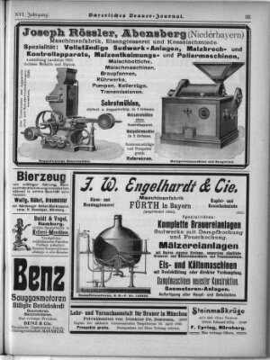 Bayerisches Brauer-Journal Montag 12. März 1906