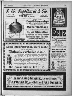 Bayerisches Brauer-Journal Montag 18. Juni 1906