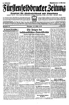 Fürstenfeldbrucker Zeitung Samstag 17. März 1928