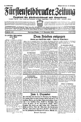 Fürstenfeldbrucker Zeitung Montag 3. Dezember 1928