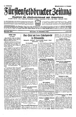 Fürstenfeldbrucker Zeitung Mittwoch 19. Dezember 1928