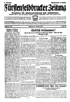 Fürstenfeldbrucker Zeitung Mittwoch 7. August 1929