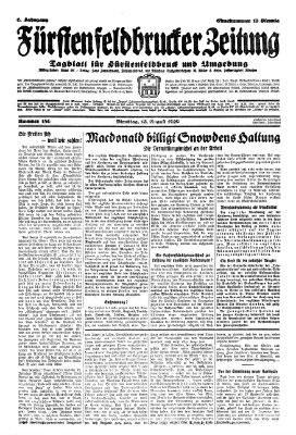 Fürstenfeldbrucker Zeitung Dienstag 13. August 1929