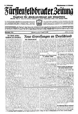 Fürstenfeldbrucker Zeitung Samstag 24. August 1929