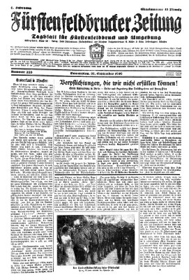 Fürstenfeldbrucker Zeitung Donnerstag 26. September 1929